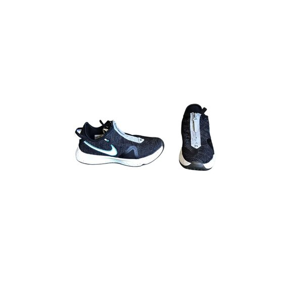 Men's Nike Black, White and Blue Zip Up Sneakers - Picture 1 of 8